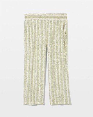 Cropped Pajama Pants click to view larger image.