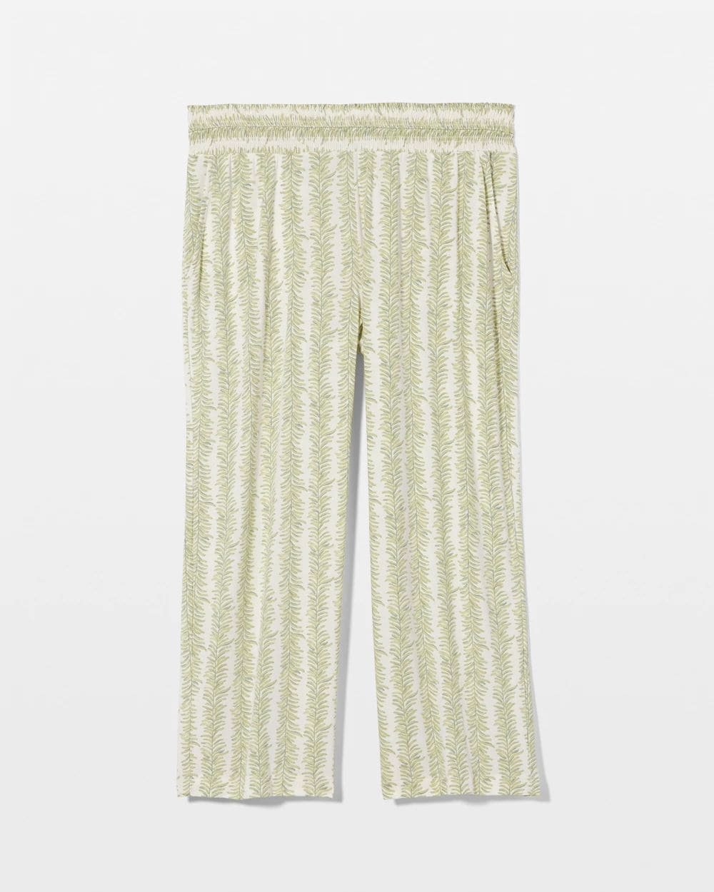 Cropped Pajama Pants click to view larger image.