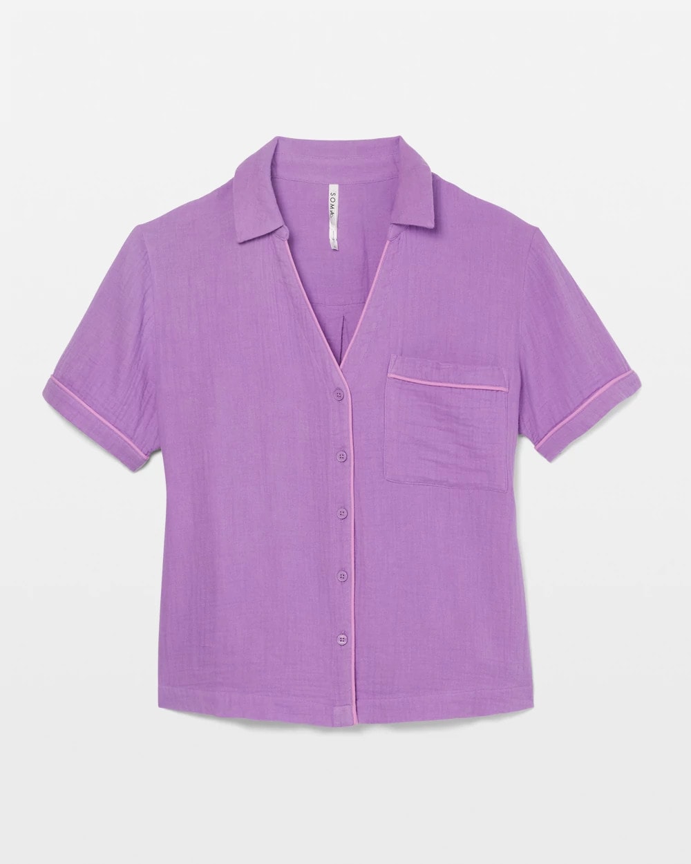 Short-Sleeve Pajama Top