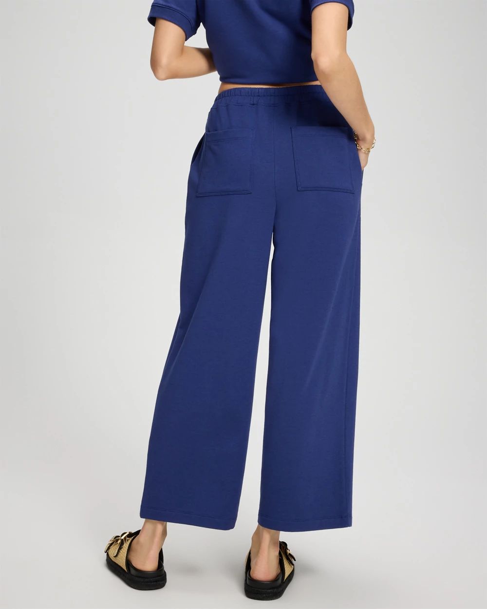 Essential Terry Crop Pants click to view larger image.