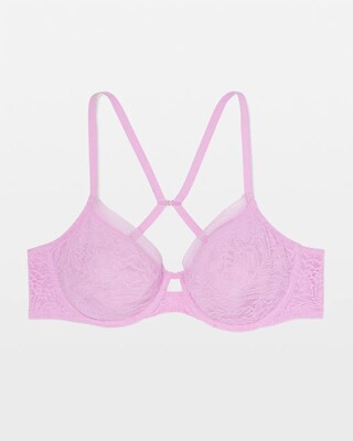 Soma Unlined Perfect Coverage Bra with Stretch Lace click to view larger image.