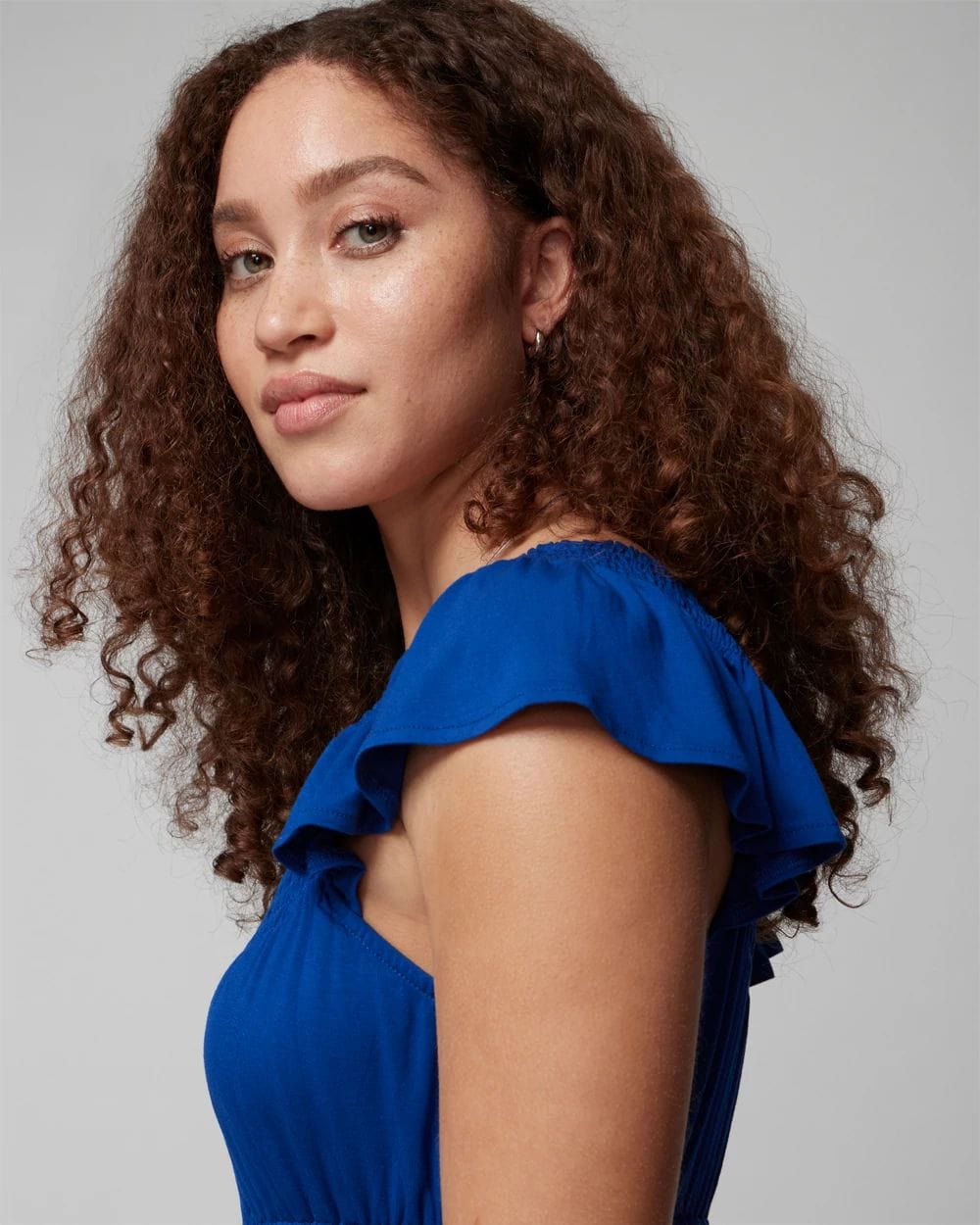 Smocked Neck Chemise click to view larger image.