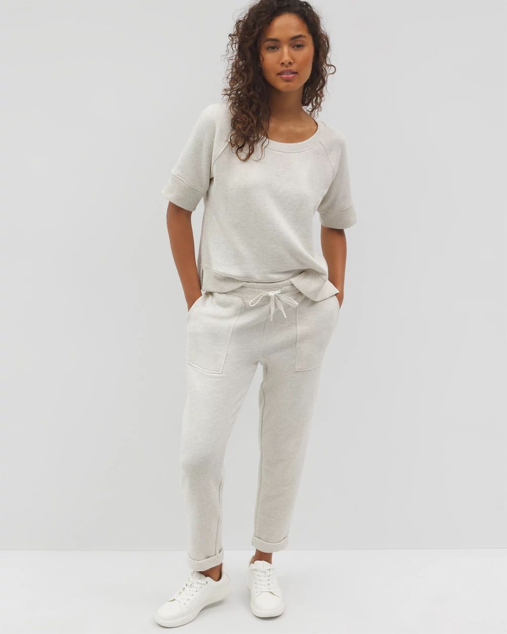 Cotton Terry Dolman Top