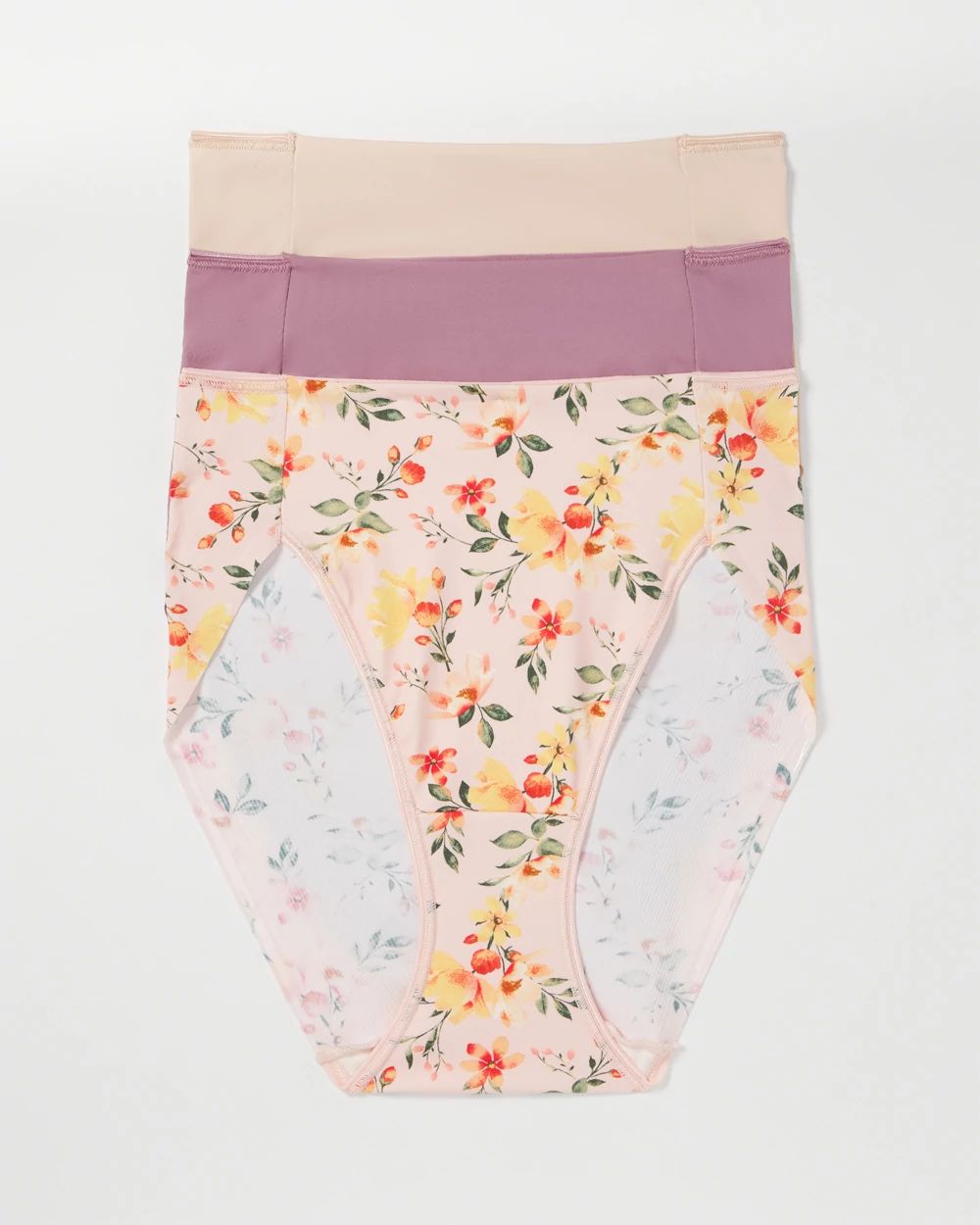 Tummy High-Leg Brief Panty 3 Pack