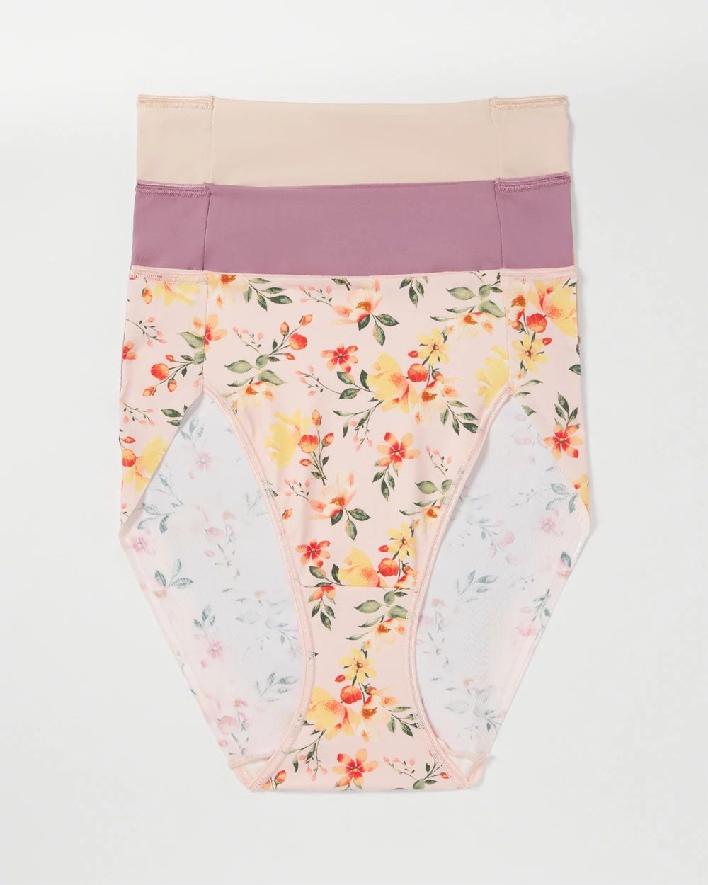 Tummy High-Leg Brief Panty 3 Pack