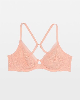 Soma Unlined Perfect Coverage Bra with Stretch Lace click to view larger image.