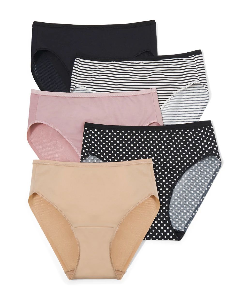 Microfiber 5-Pack Hipsters