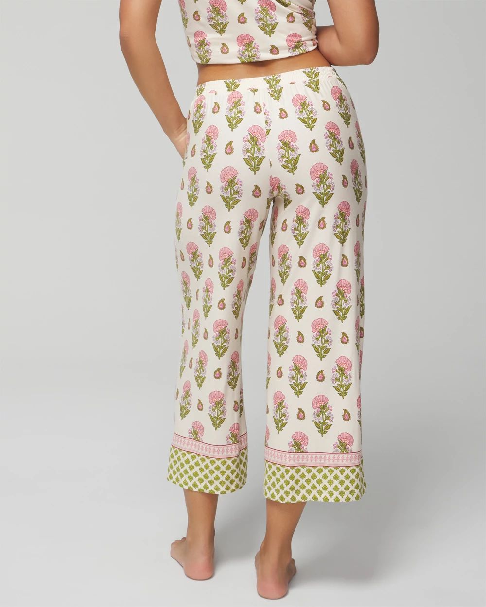 Cool Nights Cropped Pajama Pants