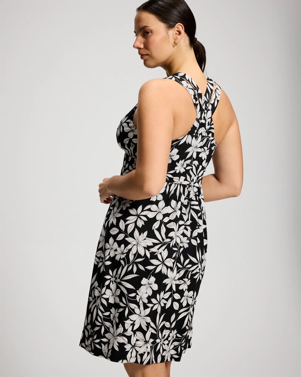 Cross Back Strap Bra Dress click to view larger image.