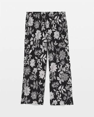 Cropped Pajama Pants click to view larger image.