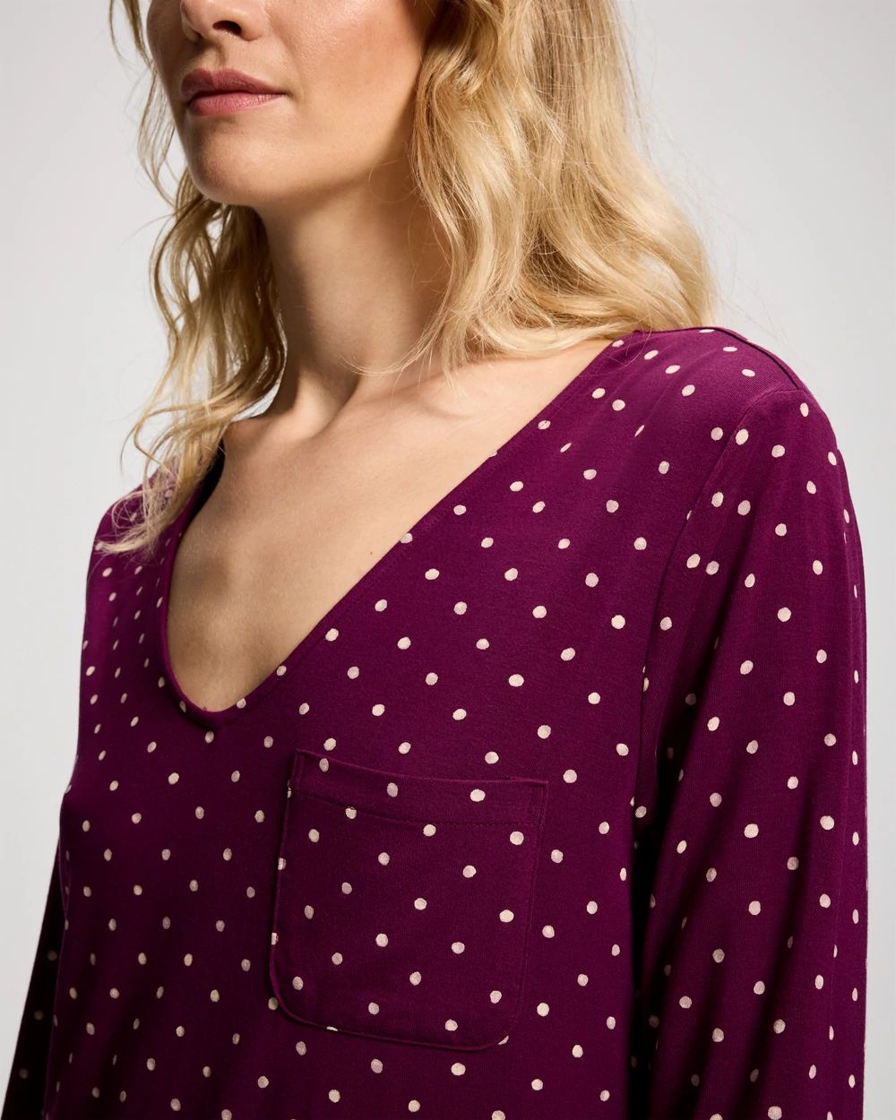 Long-Sleeve Sleepshirt click to view larger image.