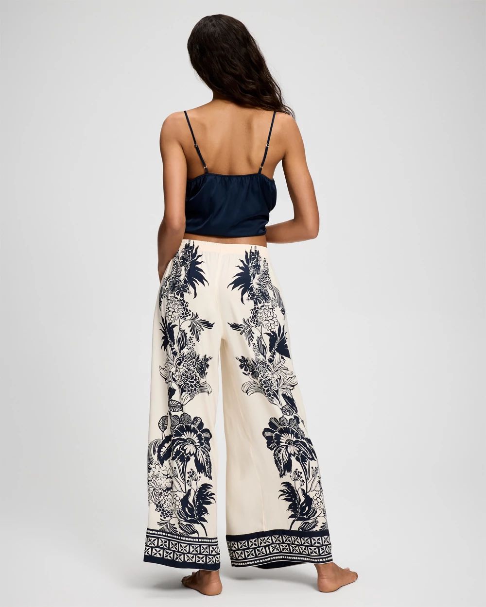 Satin Palazzo Pajama Pants