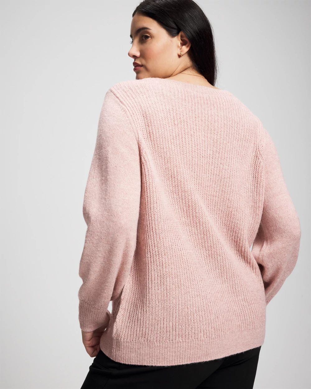 Shimmer Cable Knit Sweater click to view larger image.