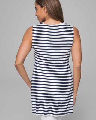 Asymmetrical Twist Front Tunic