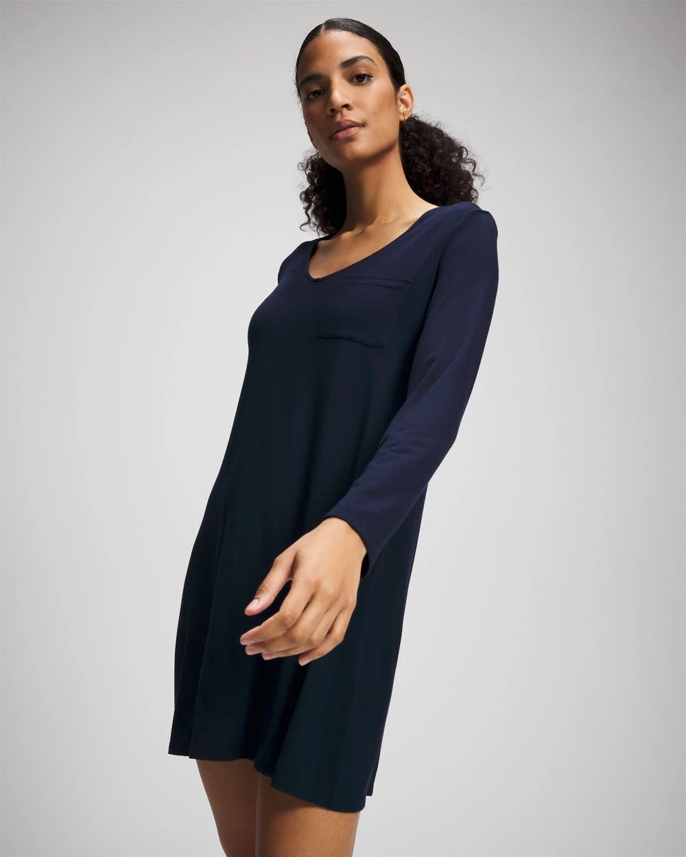 Cool Nights Long-Sleeve Sleepshirt