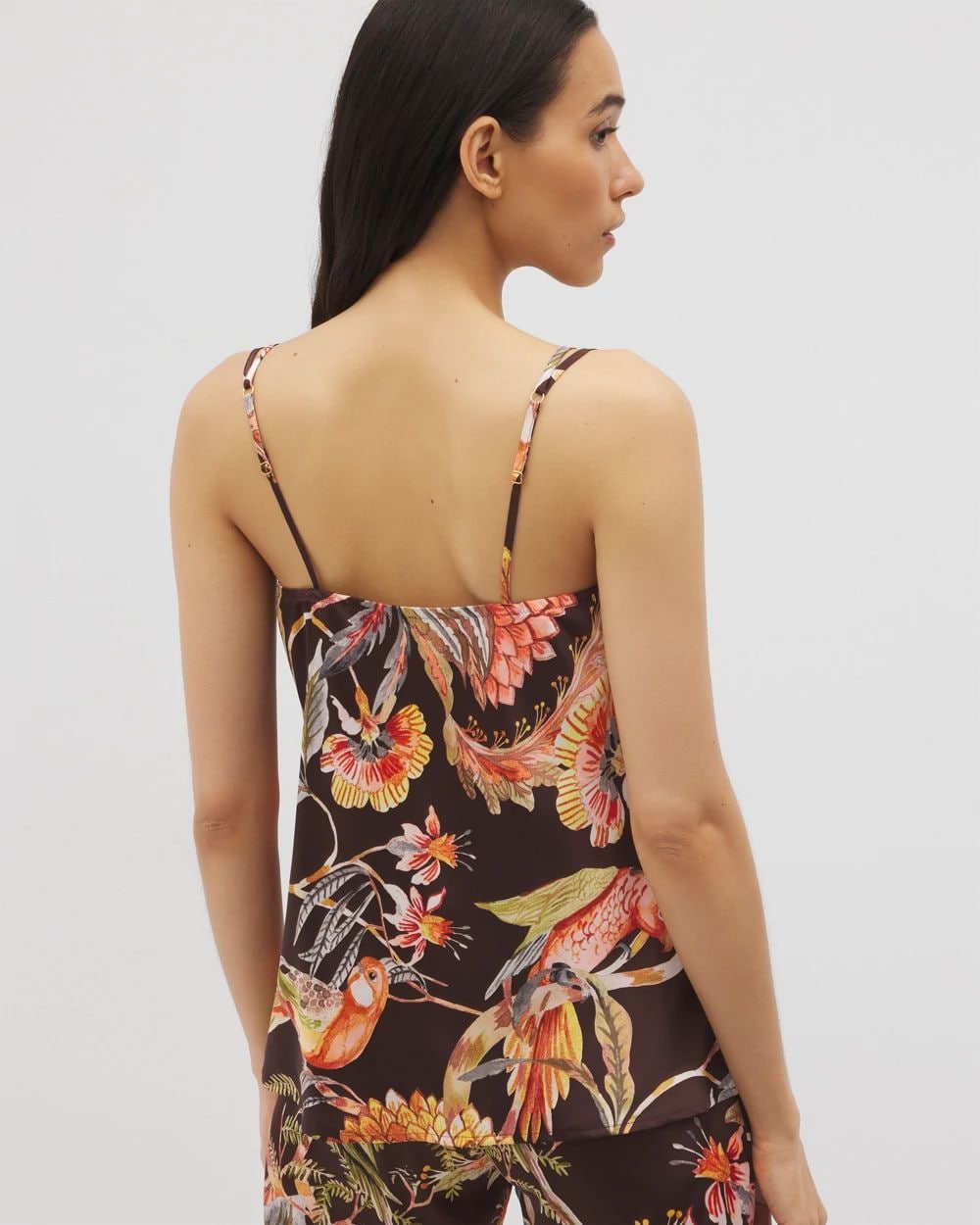 Satin Double Strap Pajama Cami