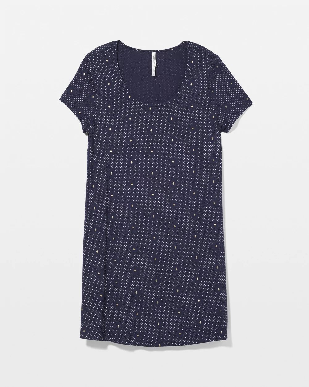 Cool Nights Short Sleeve Scoop Neck Sleepshirt