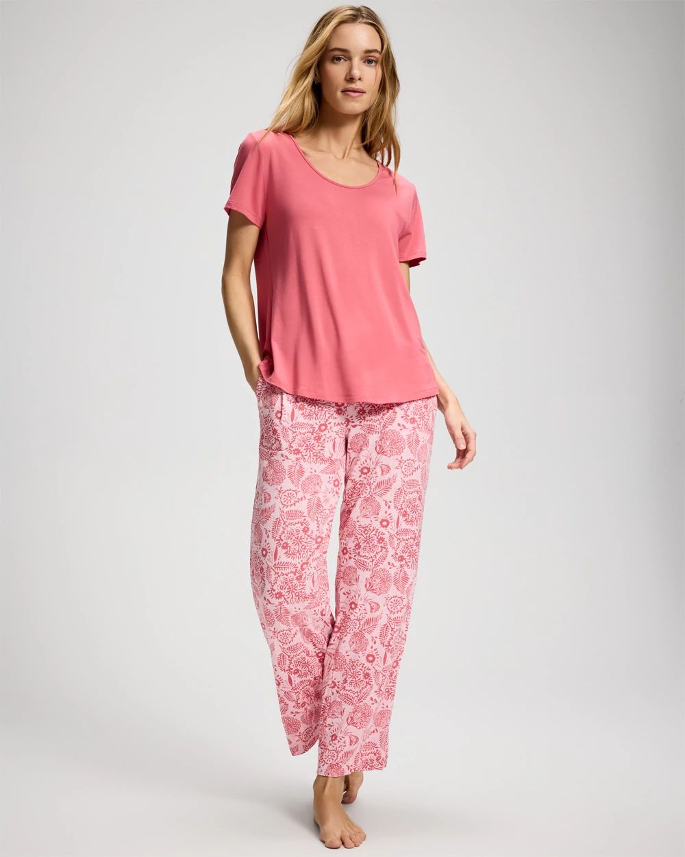 Cool Nights Short Sleeve + Pant Pajama Set