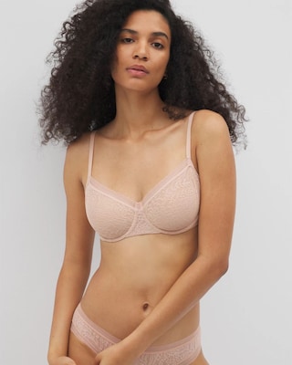 Soma Unlined Balconette Bra with Stretch Lace