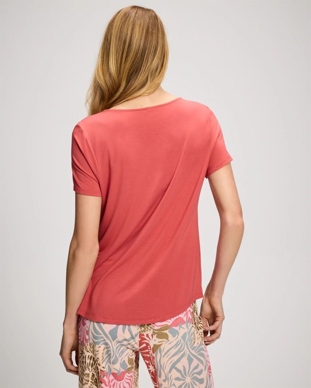 Short Sleeve Pajama Tee click to view larger image.