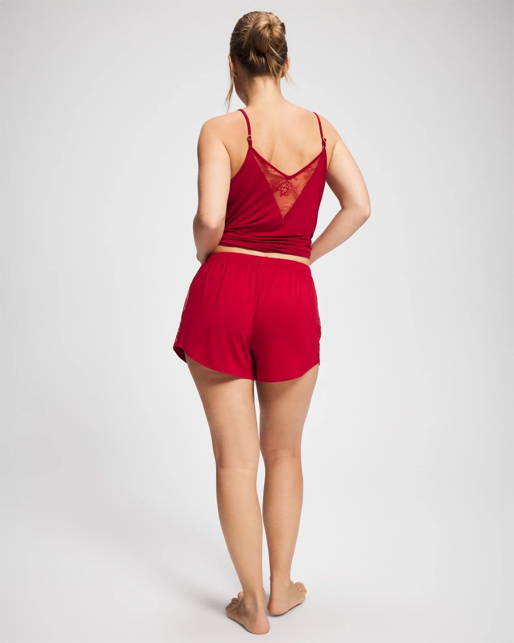 Lace Relaxed Pajama Short click to view larger image.