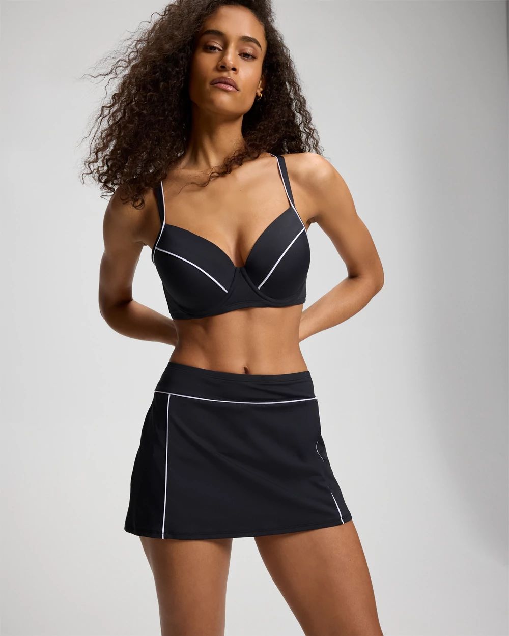 Bleu Rod Beattie Ahoy Captain Skort Swim Bottom