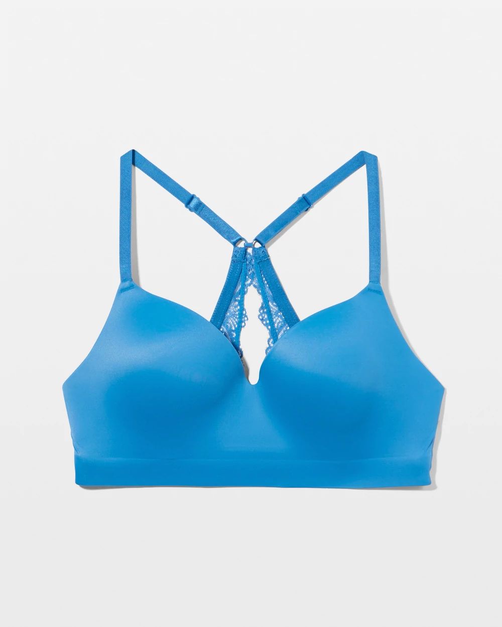 Luxe Wireless Bra with Lace Back click to view larger image.