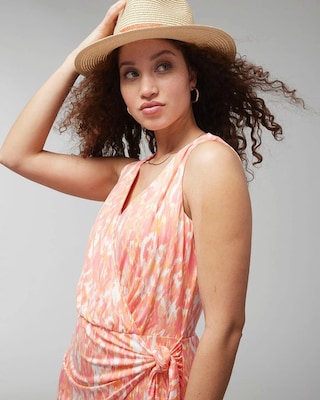 Surplice Wrap Bra Dress click to view larger image.