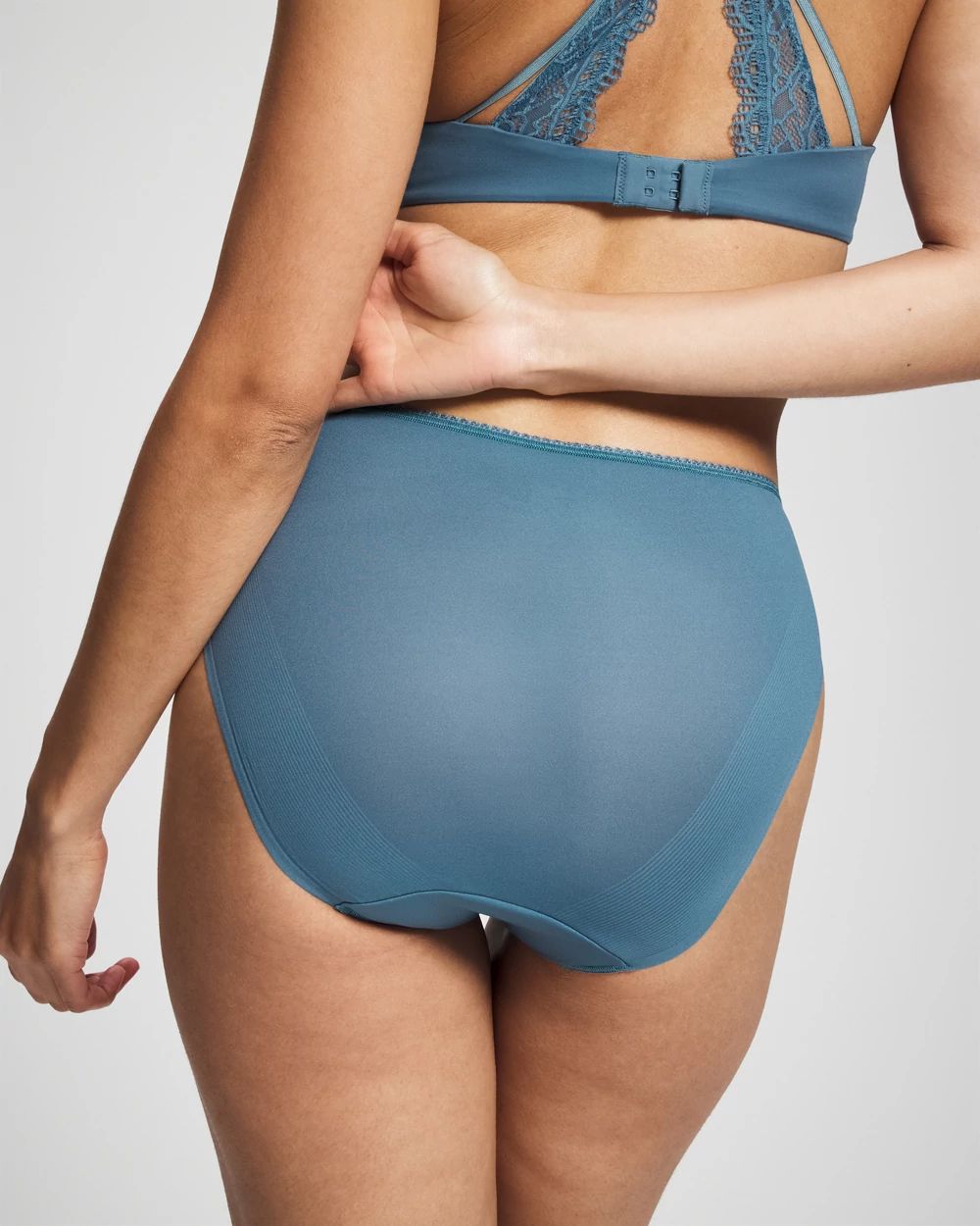 Vanishing Edge High-Leg Panty with Lace