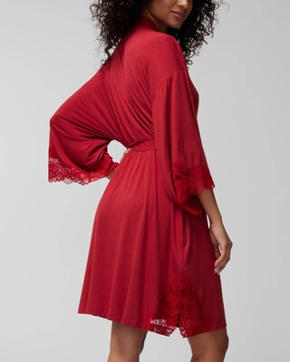 Lace Short Robe