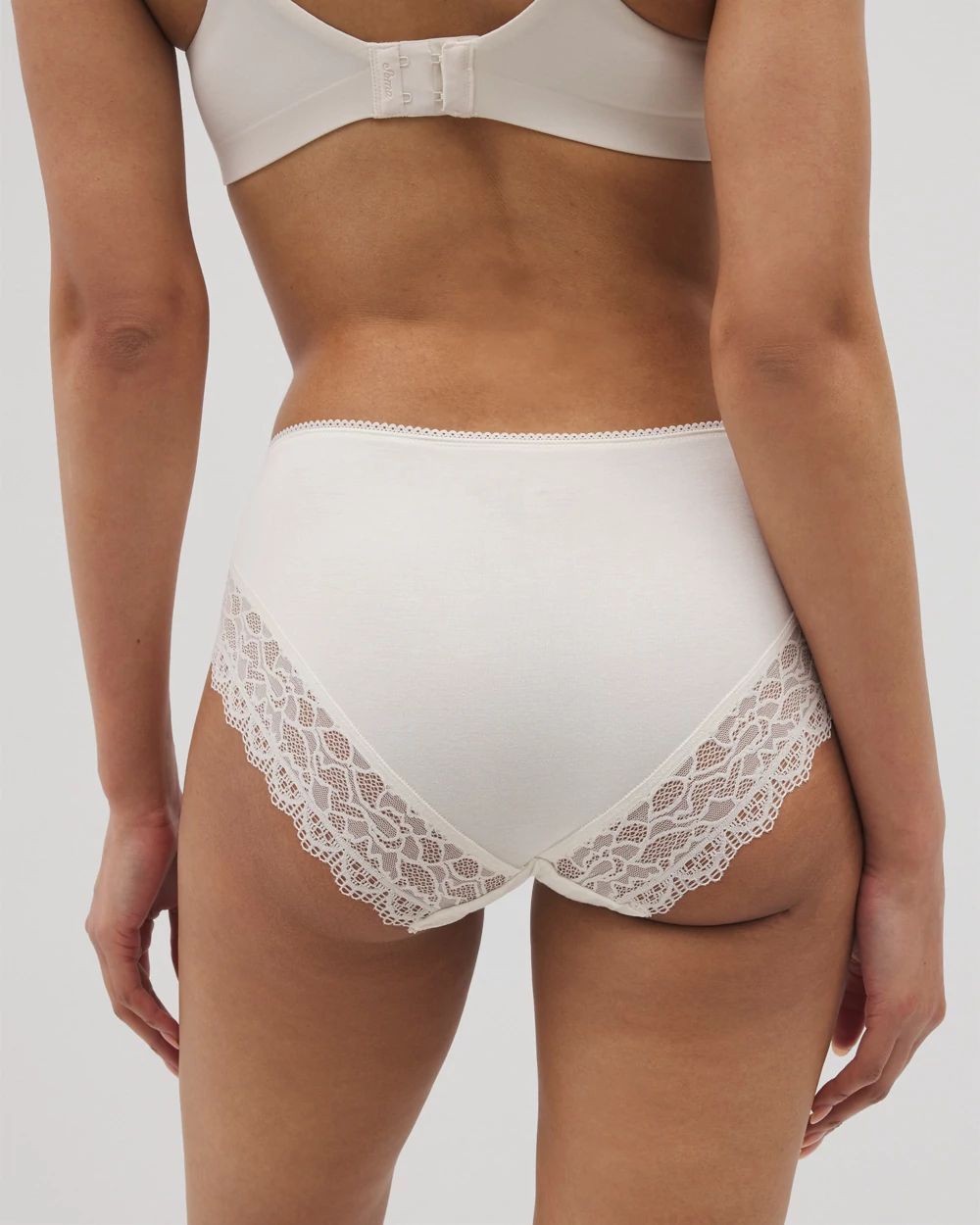 Embraceable High-Leg Panty with Enchanting Lace