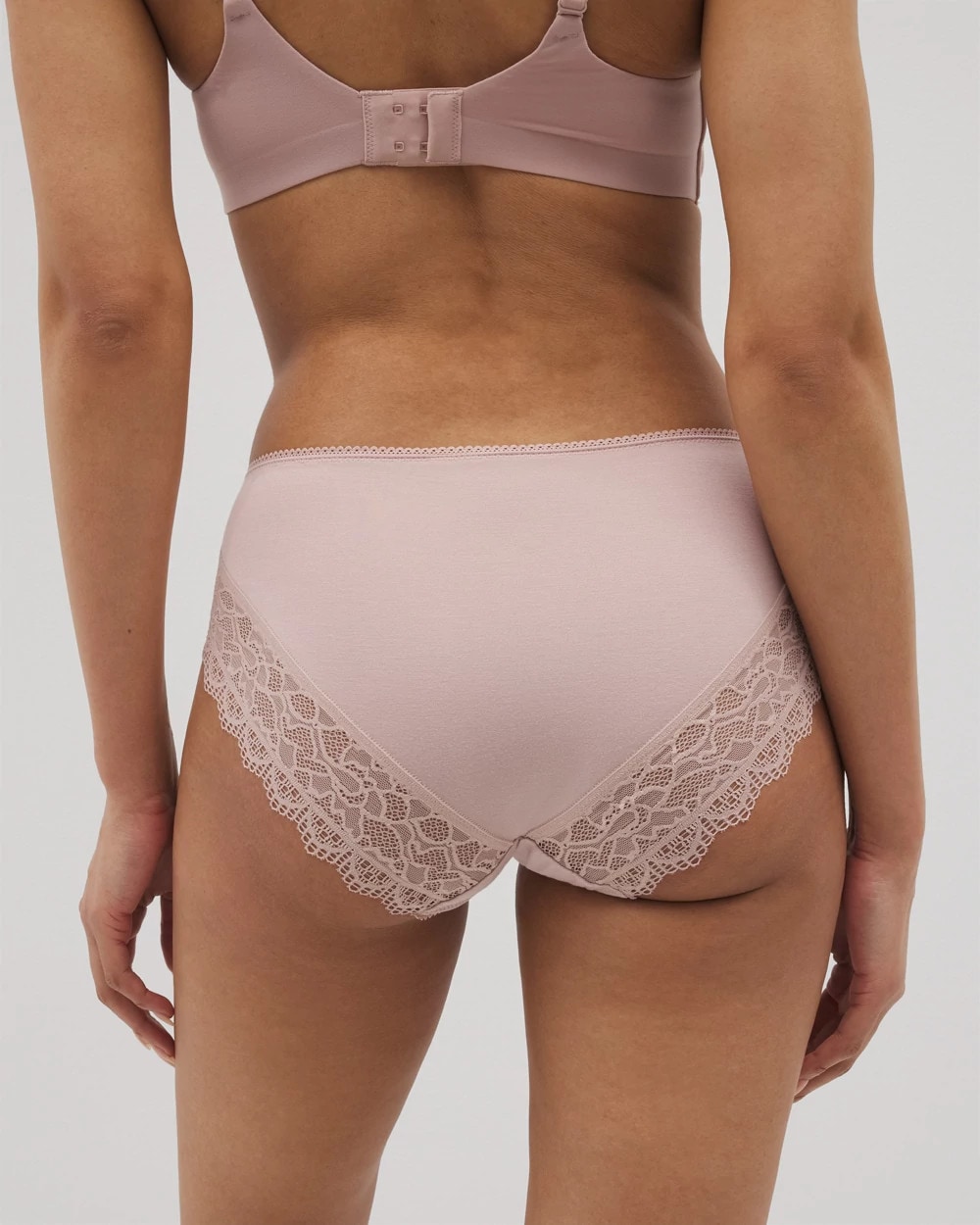 High-Leg Panty with Enchanting Lace