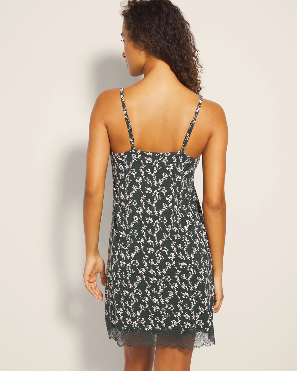 Cool Nights Lace-Trim Chemise