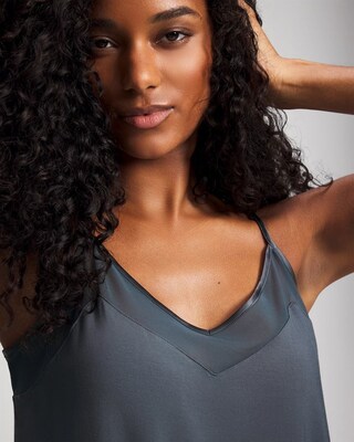 Mesh Trim Pajama Cami click to view larger image.