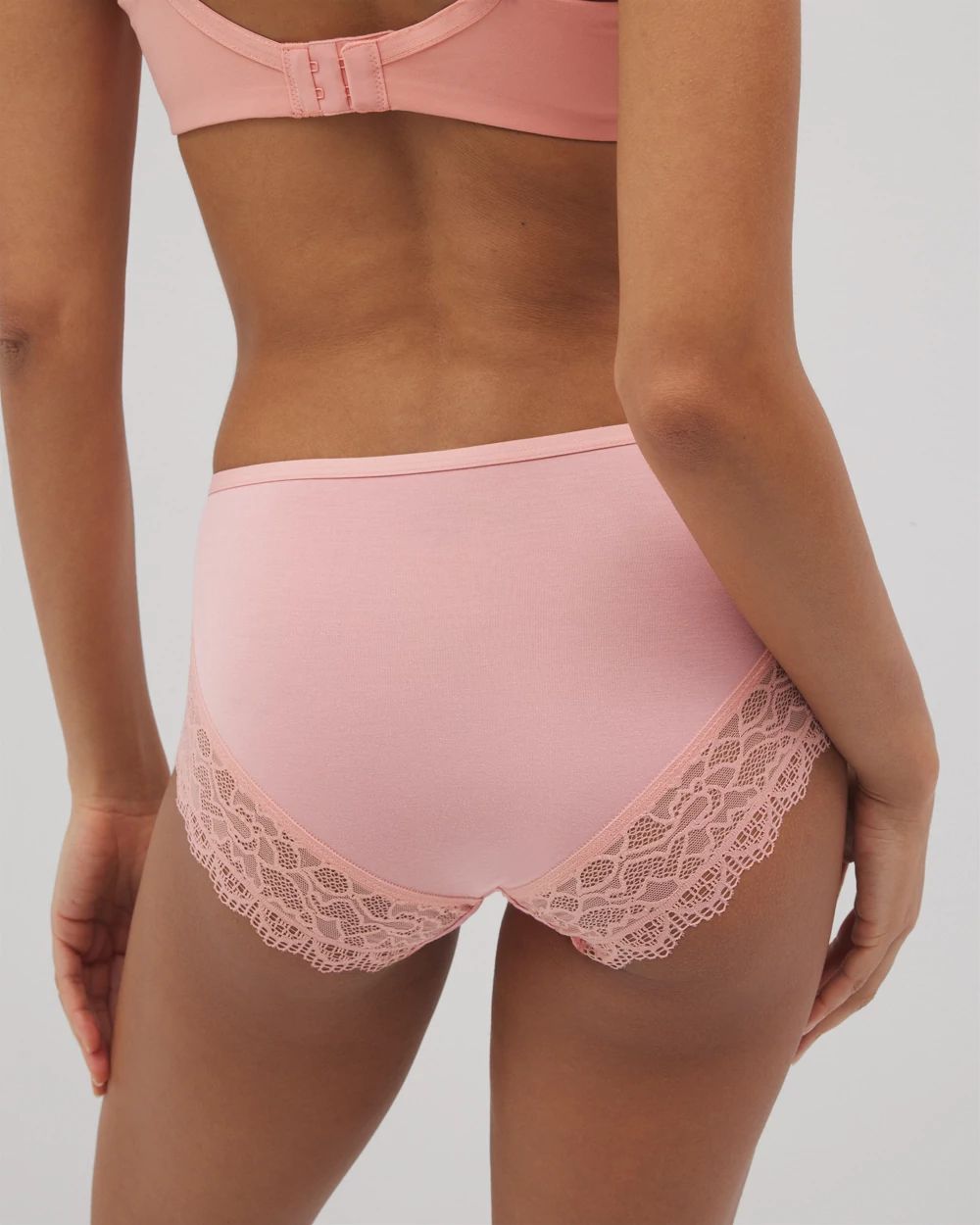 Embraceable High-Leg Panty with Enchanting Lace