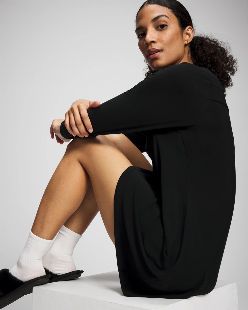 Cool Nights Long-Sleeve Sleepshirt