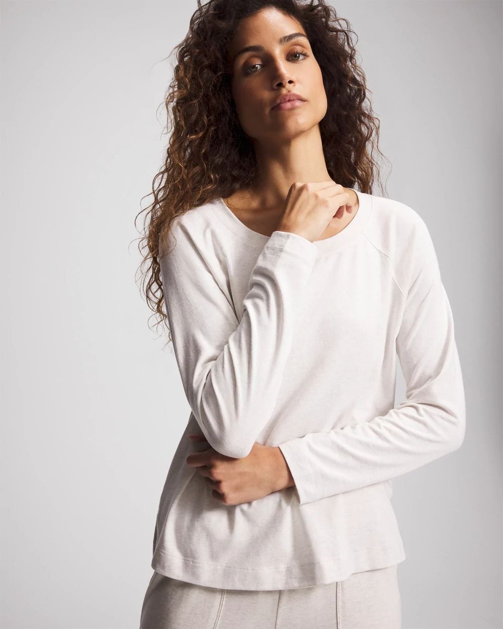 Most Loved Cotton Long Sleeve Pajama Tee