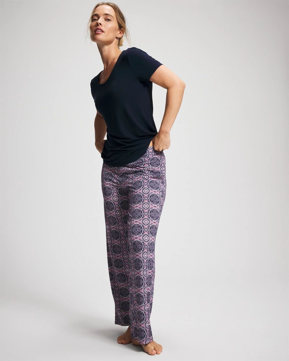 Cool Nights Short Sleeve + Pant Pajama Set
