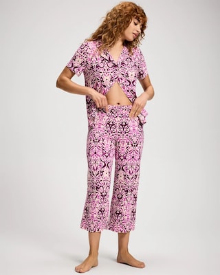 Cropped Pajama Pants