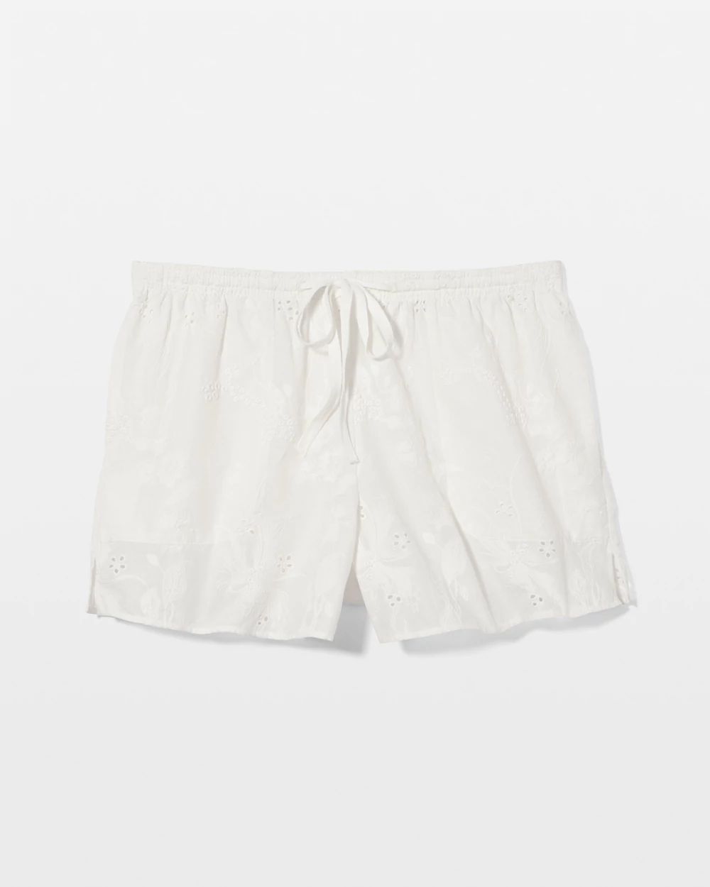 Cotton Eyelet Pajama Short