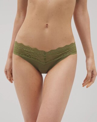 Lace Waist Thong