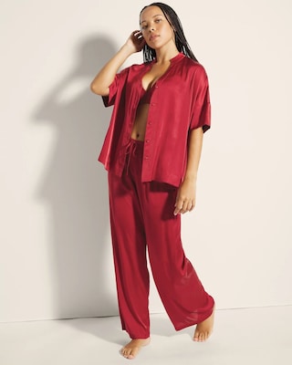 Button Front Pajama Top