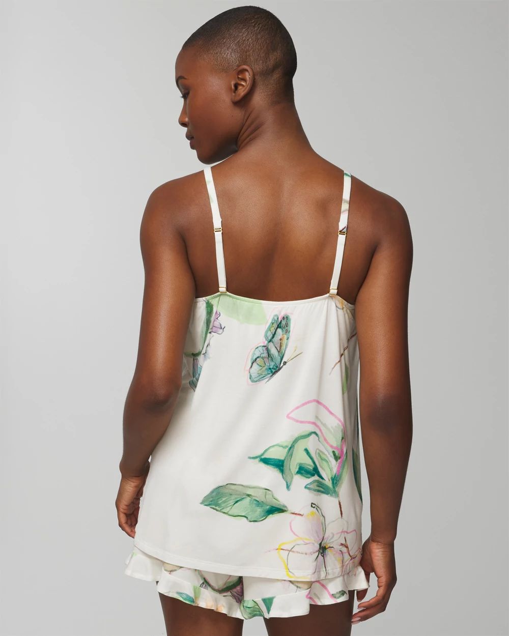 Cool Nights Tie-Front Pajama Cami