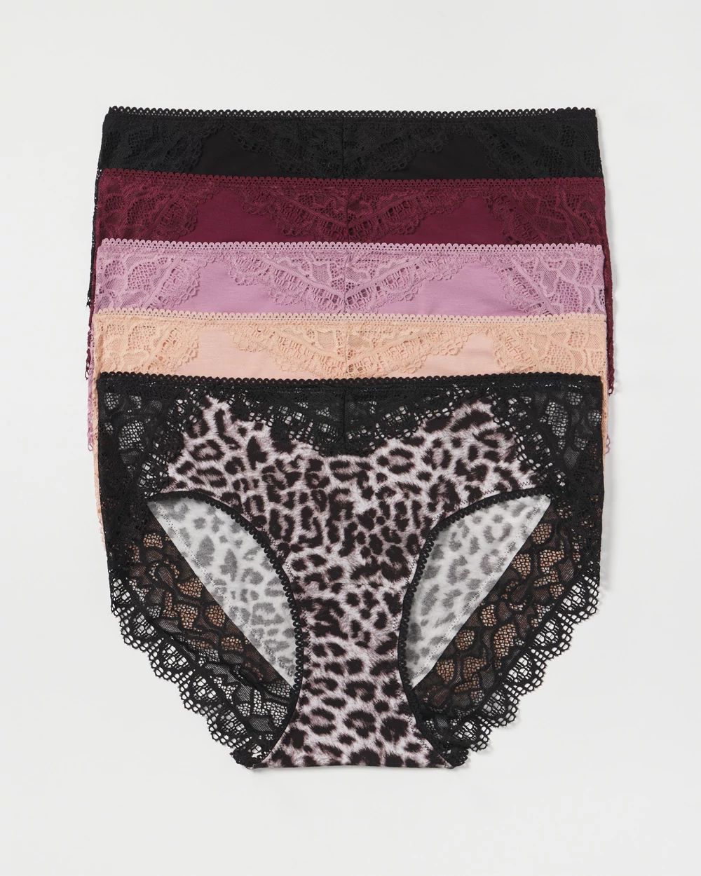 Embraceable Lace Hipster 5 Pack