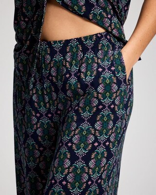 Printed Pajama Pants click to view larger image.