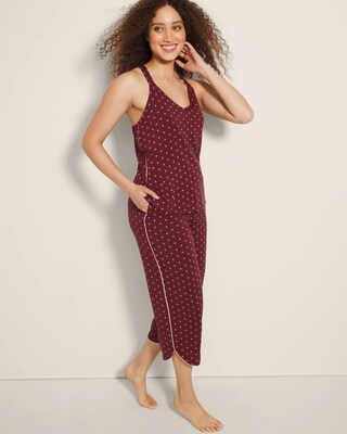 Piped Racerback Pajama Tank