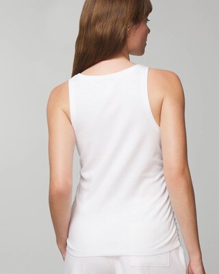 Shirred Side Pajama Tank click to view larger image.