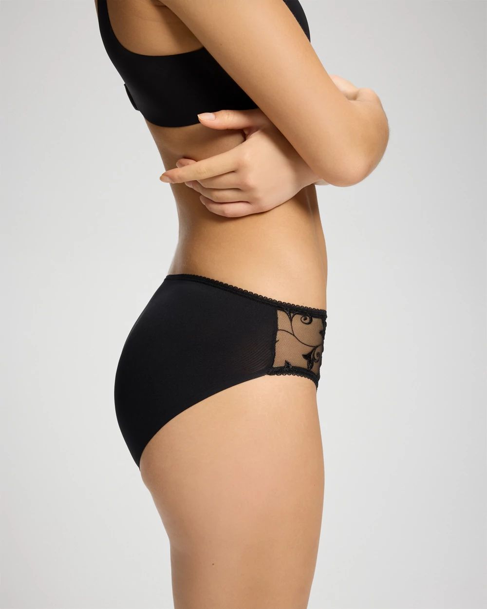 Hipster Panty with Sensuous Lace click to view larger image.