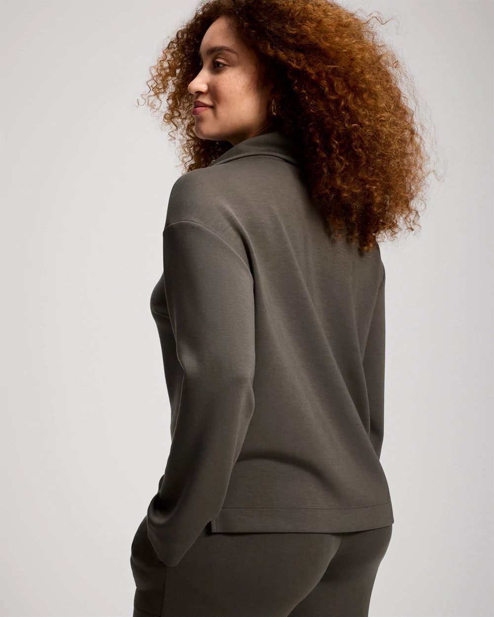 Modern Modal Funnel Neck Top click to view larger image.