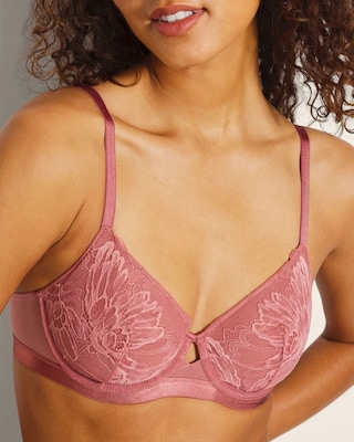Perfect Coverage Bra with Lace click to view larger image.